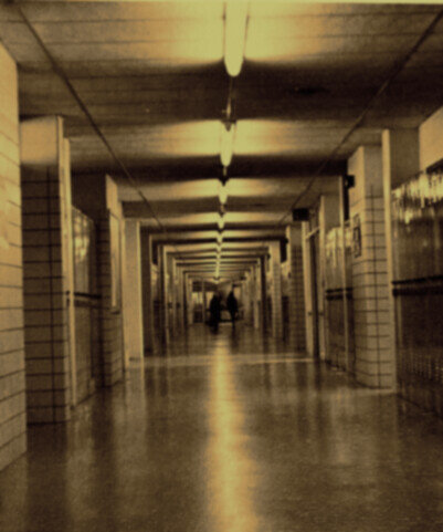 Old High School Main hallway Old high school hallway